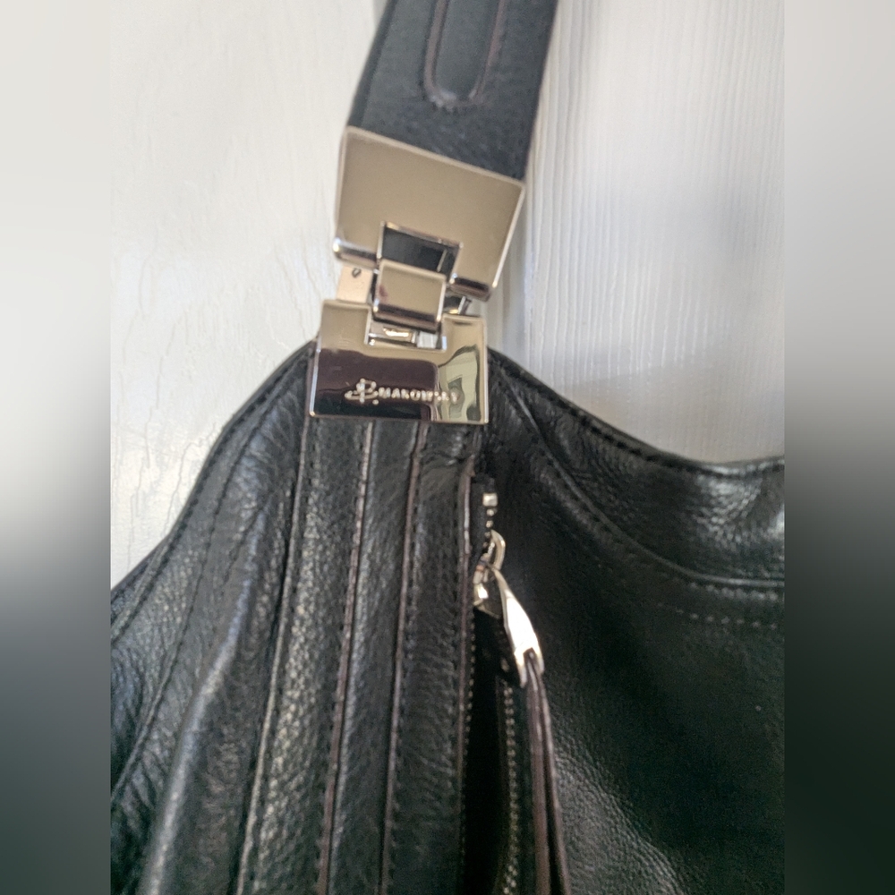 BMackowsky Hobo Bag In Black Leather - Picture 3 of 14